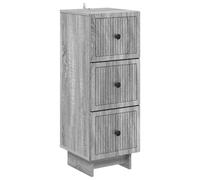 Drawer Cabinet Engineered Wood Storage Unit Living Room Home Vintage vidaXL