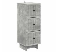 Drawer Cabinet Engineered Wood Storage Unit Living Room Home Vintage vidaXL