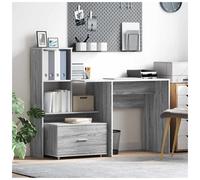 vidaXL Drawer Cabinet with Wheel Grey Sonoma 55 x 45 x 31 cm