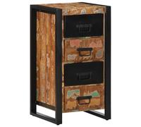 Drawer Cabinet Hall Filing Cabinet Drawer Chest Solid Wood Reclaimed vidaXL