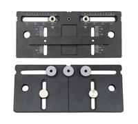 Drawer Cabinet Hardware Jig - Accurate | Adjustable Template, Installing Handles, Pulls, Sturdy Easy to Use Ideal for Handmade Home Renovation Woodworking Projects 7.87x3.54x0.39 in