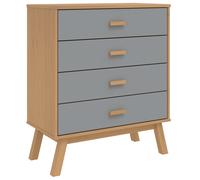 Drawer Cabinet Office File Cabinet Shelf Drawer Chest Solid Wood Pine vidaXL