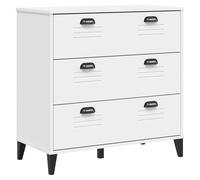 vidaXL Drawer Cabinet VIKEN White Engineered Wood