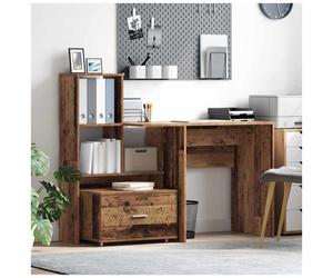 Drawer Cabinet Old Wood 55x45x33.5cm Engineered Wood 1 Drawer Compact for Homes