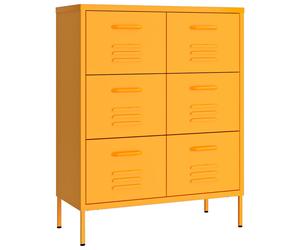 Drawer Cabinet Steel Sideboard Bookcase Storage Cabinet Multi Colours vidaXL