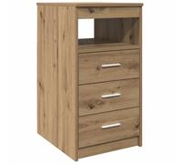 Vidaxl Drawer Cabinet Artisan Oak 40X50X76 Cm Engineered Wood