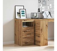 Drawer Cabinet Storage Cabinet Chest Drawer Nightstand Engineered Wood vidaXL
