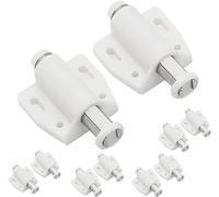 Drawer Closer,12/3/4 Pack Magnetic Touch Push Open Latch White Drawer Magnet Push Open Catch Hardware(Size : 4PCS)(2PCS)