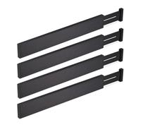 Drawer divider Adjustable Insert Bamboo Storage 4 Pieces Drawer Organiser