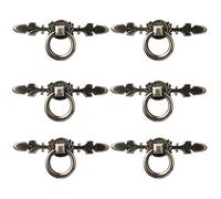 Drawer Drop Pull Jewelry Box Knobs Dresser Drawer Knobs Pulls Handles, 10 Pcs Ring Handle Zinc Alloy Single Hole Drawers Handle Dressing Table Handle,Hardware Accessories