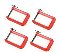 Drawer Fixing Clamps G Clamp Deep Reach C Clamp,4 Inch C-Clamp Set, Heavy Duty Steel C Clamp Industrial Strength C Clamps for Woodworking, Welding(85x185mm)
