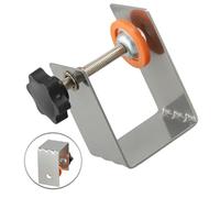 Drawer Fixing Clips for Drawer Front Panel Mounting with Screw Adjustment, Stainless Steel Woodworking Clamp for Cabinet and Desk Assembly 1PCS