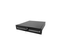 Drawer for rack, 2U, with lock, 466mm, black 715829