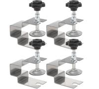 Drawer Front Clamp Adjustable Cabinet Fixing Clip Stainless Steel 4pcs