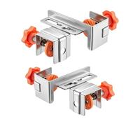 Drawer Front Installation Brakes - Adjustable Drawer Fixing Clamp | 2x Cabinet Fixings Holders | Adjustable Stainless Steel Mounting pe