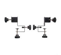 Drawer Front Installation Clamps 2PCS Adjustable Cabinet Hardware Jig for Precise Alignment Screw Fine Tuning Tool for Kitchen Bathroom Vanity Woodworking Projects Heavy Duty Steel Design
