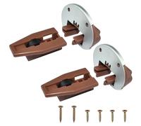 Drawer Guide Kit Compatible with Kenlin Rite-Trak II Model #168 Replacement kit with Metal Backing and Roller for Most Furniture Manufacturers Hardware and Installation Tools, 2 Sets