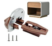 Drawer Guide Set | Drawer Rail Installation Positioner | Drawer Rail Guides Replacement Furniture Drawer Parts for Retro Kitchen Cabinets, Buffet Table