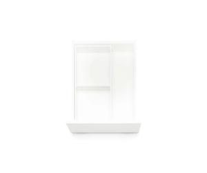 Drawer Insert Steel | 42.2x20 cm | Blum AMBIA-LINE | Silk White | Kitchen Drawer Organiser, Drawer Divider