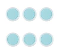 Drawer Knobs for Kids 6 PCS Silicon Soft Cabinet Knobs Cute Cartoon Anti-Bump Wardrobe Knobs Dresser Handles Door Knobs Furniture Knobs for Children Drawer Cupboard Door Closet (Blue)