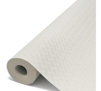 Drawer Liners 45x500cm - Non-Slip Waterproof Shelf Liner for Kitchen Cupboards, Drawers, Fridge & Cabinets - Heavy Duty, Oil Proof, Washable, Easy to Cut Clear Lining Paper (White)