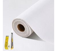 Drawer Liners Drawer Organisers Kitchen Cupboard Liner 60x600cm White Shelf Liner Non Adhesive Fridge Liners Non Slip Cabinet Liner for Shelves Bedroom Cupboard Protector with Knife and Tape Measure