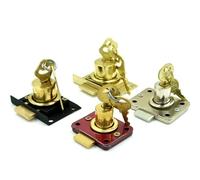 Drawer Lock 22mm 16mm for Home Cabinet Desk School Office Cupboard Wardrobe Door MX08 G1 1Pcs(16mmSilver KeyDiffer)