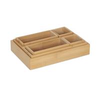 Drawer organiser system Drawer organiser Bamboo box 7-piece set