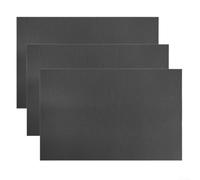 Drawer Organisers Kitchen Cupboard Liner, 3Pcs 45X130cm Fridge Shelf Liners, For Kitchen Cabinets And Drawers(Black)