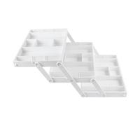 Drawer Organizer Tray | Foldable Storage Tray 2/3 Tier | Expandable Desk Organizer With Dividers- For Cosmetic Jewelry Tools -Storage