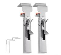 Drawer Panel Front Fixing Clips, Adjustable Drawer Fixing Clamp with Reinforced Stainless Steel and Strong Grip for Drawer Repair and Installation (2pcs)