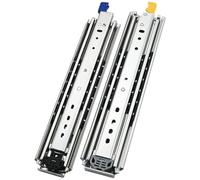 Drawer Rails, Ball Bearing Drawer Slides with Lock, Push and Pull is More Convenient to Use, Dresser Rails for Home Office Drawers(30in)