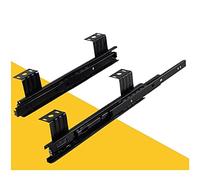 drawer rails, Sliding Keyboard Drawer Keyboard Slide Tray 250mm/10inch 300mm/12inch Ball Bearing 3-Folds Full Extension Drawer Slides Side MountDrawer Runners Height Adjustable Under Desk Computer Sli