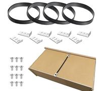 Drawer Repair Kit 4PCS - Quick Fix for Sagging or Broken Drawers, Drawer Supports for Sagging Drawers Bottom, Reinforcement Straps & Brackets for Bedroom, Kitchen, Wardrobe, Chest of Drawers, Cabinets