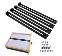 Drawer Repair Kit: Reinforced Support Hardware Design | Drawer Brackets | Drawer Bottom Sag Repair For Kitchen Cabinets, Furniture Restoration,