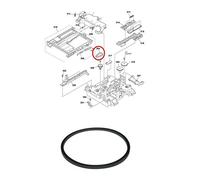 Drawer Retract Draw Loading Open Close Thin Rubber Belt for Sony Mini Disc HCD-PX333 HCD-PX5 HCD-SE5 HCD-SE9 HCD-VZ50MD HCD-ZX50MD HMC-NX5MD MDS-E10 MDS-E12 MDS-JB940 MDS-JB980 4-227-025-01 422702501