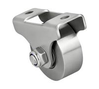 Drawer Roller with Fixed Direction Bearing, Flat Wheel | Fixed Direction Rolling, Bearing Wheel Construction, Hardware for Drawers and Shoe Cabinets, Includes 1 Pulley