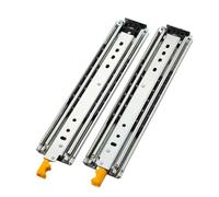 Drawer Rolling Bearing Slip Rail 1pair Heavy Duty Drawer Slides with Lock Solid Ball Bearings Full Extension 300mm-1000mm Width 76mm(12inch(300mm))