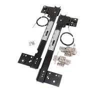 Drawer Rolling Bearing Slip Rail Cabinet Side Hidden Slide Rail Wardrobe Folding Telescopic Plug-in Storage Swing Door Furniture Hardware Set(400mm)