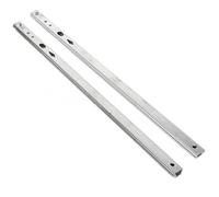 Drawer Runner， 182mm-406mm Heavy Runners Ball Bearing Drawer Slides Rail Telescopic Steel Duty Slide Furniture Hardware Fittings(16inches (406mm))