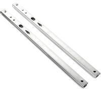 Drawer Runners,1 Pair 17mm Wide Two Sections Steel Ball Slide Replacement Drawer Parts Drawer Repair Kit(11inches (278mm))(11inches (278mm))