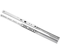 Drawer Runners 1 Pair Drawer Steel Ball Rail Slide 17mm Wide Two Sections Drawer Guide Furniture Hardware Fittings(246MM)(342MM)