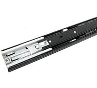 Drawer Runners， 10"-20" Cold Rolled Steel Drawer Slides Soft Close Track Cushioned Silent Closing Three Section Sliding Rails(Normal 10inch 25cm)