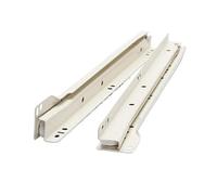 Drawer Runners 1set Drawer Track Slides Two Cabinet Rails Thickening Computer Table Chute Clothing Cabinets Keyboard Roller Pulley Furniture(10inch(25cm))