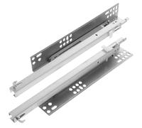 Drawer Runners 2 Pcs Drawer Hidden Slides Computer Table Cabinet Rails Cupboard Heavy Duty Drawer Runners