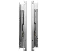 Drawer Runners 2 Pcs Hidden Slide Cabinet Close Drawer Slides Rails Glides Track Slip Damping Closet Sliding