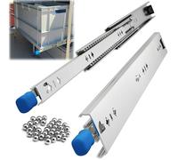 Drawer Runners 250 300 350 400 450 550 600mm Heavy Duty Cabinet Drawer Slides with Lock Full Extension Ball Bearing Draw Sliding Rails 120kg Load Capacity for Industry Home Office((54 inch) 1350mm)