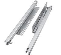 Drawer Runners ，Ball Bearing Telescopic Runners， Bottom Mount Drawer Slide Full Extension Soft Close Concealed Drawer Runners Under Mount Drawer Slides Cabinet Drawer Slides,18in (Color : 16in) (Colo