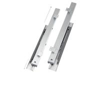 Drawer Runners Folding Pull-Out Bottom Mounted Linear Track Jewelry Cabinet Hidden Drawer Slide(357mm)
