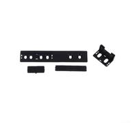 Drawer Runners Fridge Full Extension White Black - for Robust Telescopic Extension Guide for Built-in Fridge Retrofit Kit 500 mm (Black)